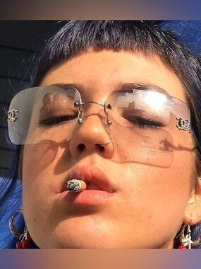 Vintage Chanel Rimless Sunglasses